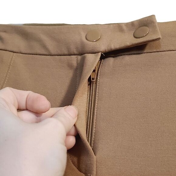 Fenn Wright Manson Womens Tapered Tan Pants Size 4 - Picture 4 of 14